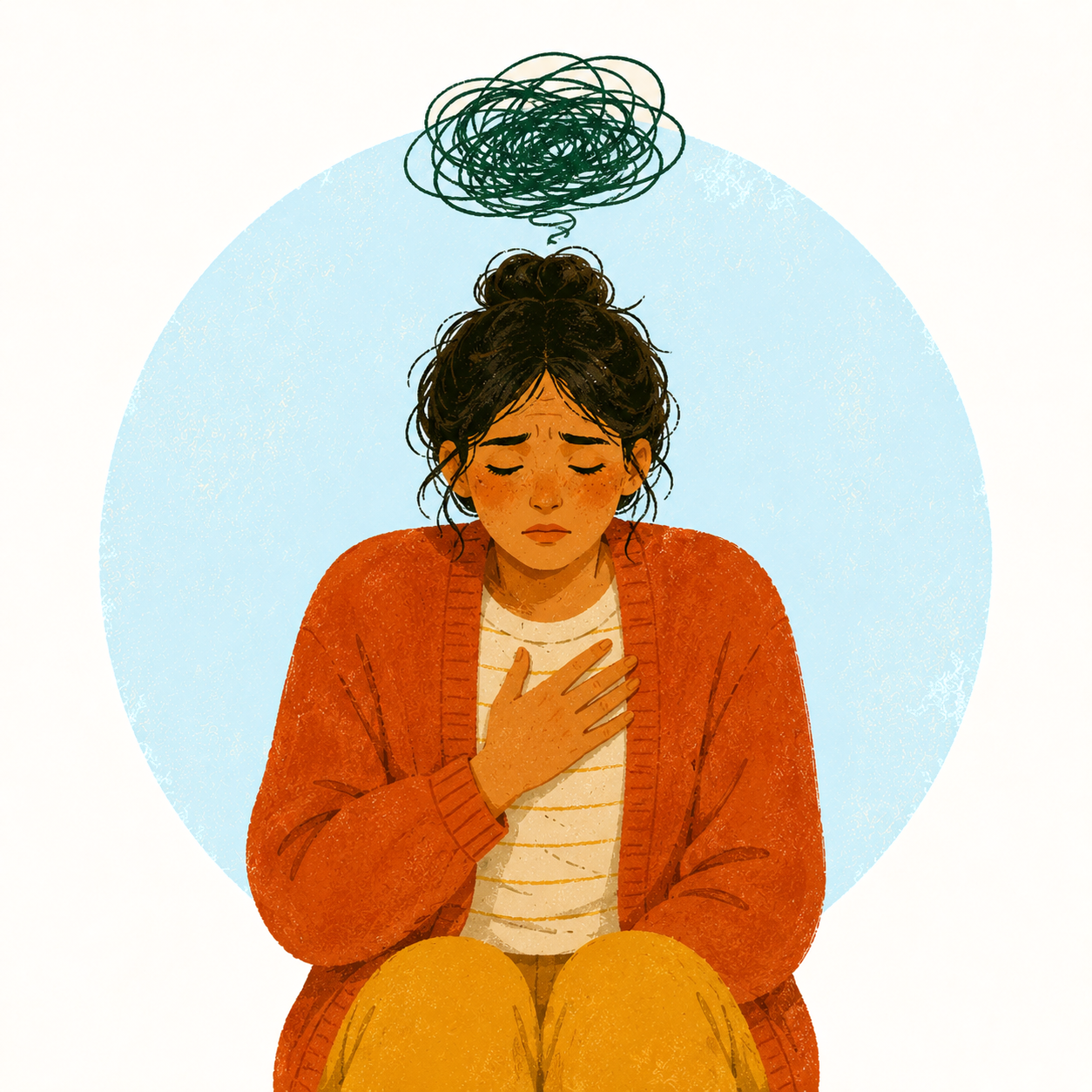 Anxiety illustration
